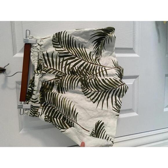 H&M linen blend coastal paper bag short - Picture 5 of 8